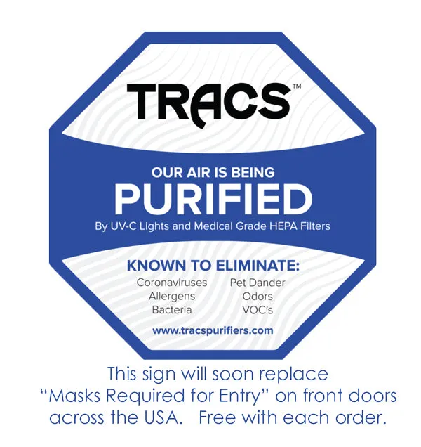 Window Decal - This Air Is Being Purified