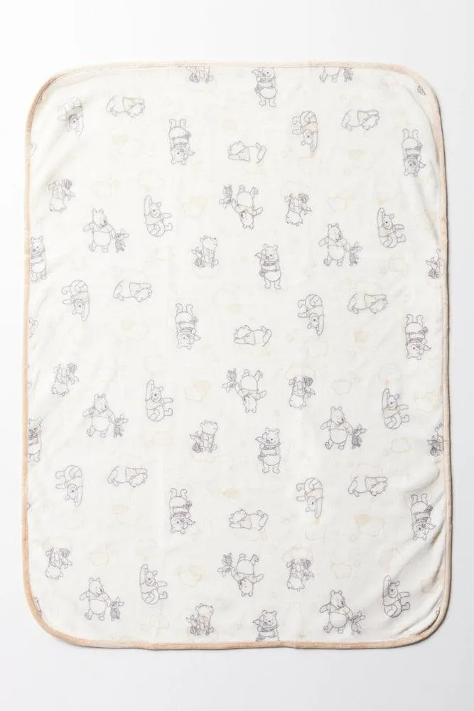 Winnie The Pooh Blanket Natural
