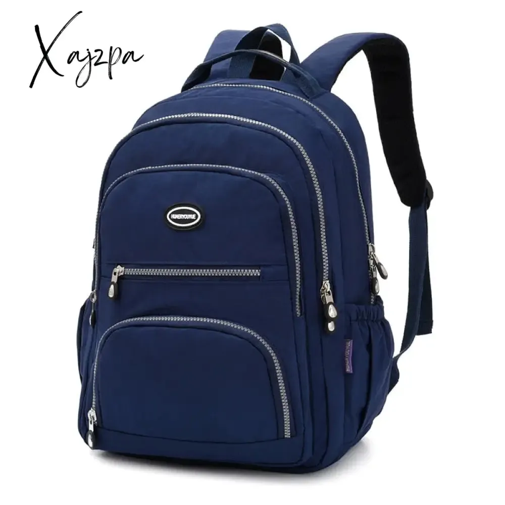 Xajzpa - New Women Laptop Backpack girls School Campus Bag Rucksack woman Nylon Backbag Travel Daypacks Female Backpack Bolsas Mochila